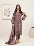 Mauve Blossom –   Banadora Embroidered Lawn