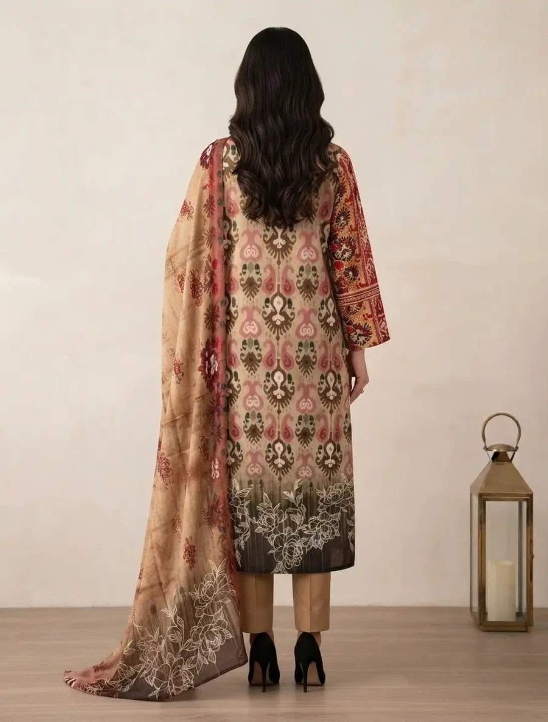 Desert Blossom – Front Embroidery Lawn