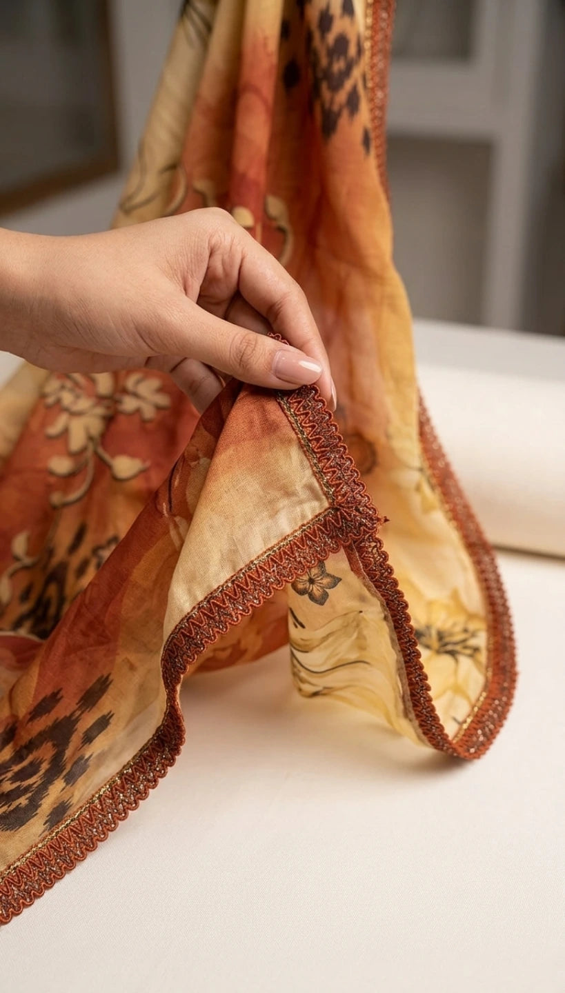 Sunshine Flora –   Banadora Embroidered Lawn